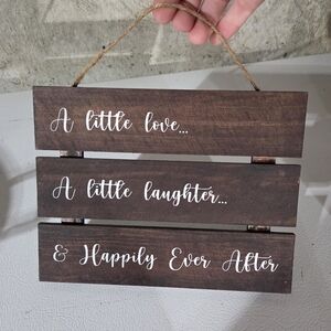 Wooden Wedding Sign